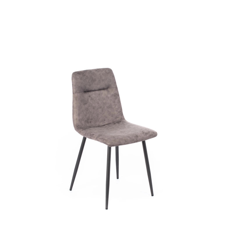 SEDIA IN SIMILPELLE Lea 48.5cm X 49cm H 88cm Stones