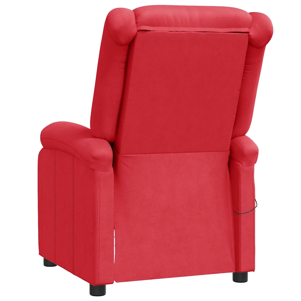 Divano Sedia-Poltrona Massaggiante Rossa in Similpelle 771774