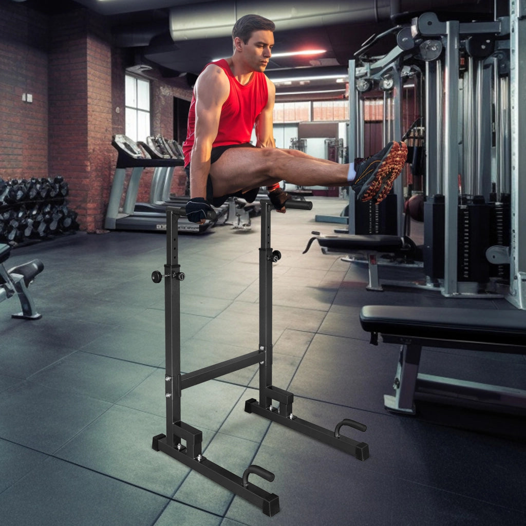 Barre per Dip Regolabili ¨C Minimal ¨C Multifunzione per Interno/Esterno Antiscivolo Resistente