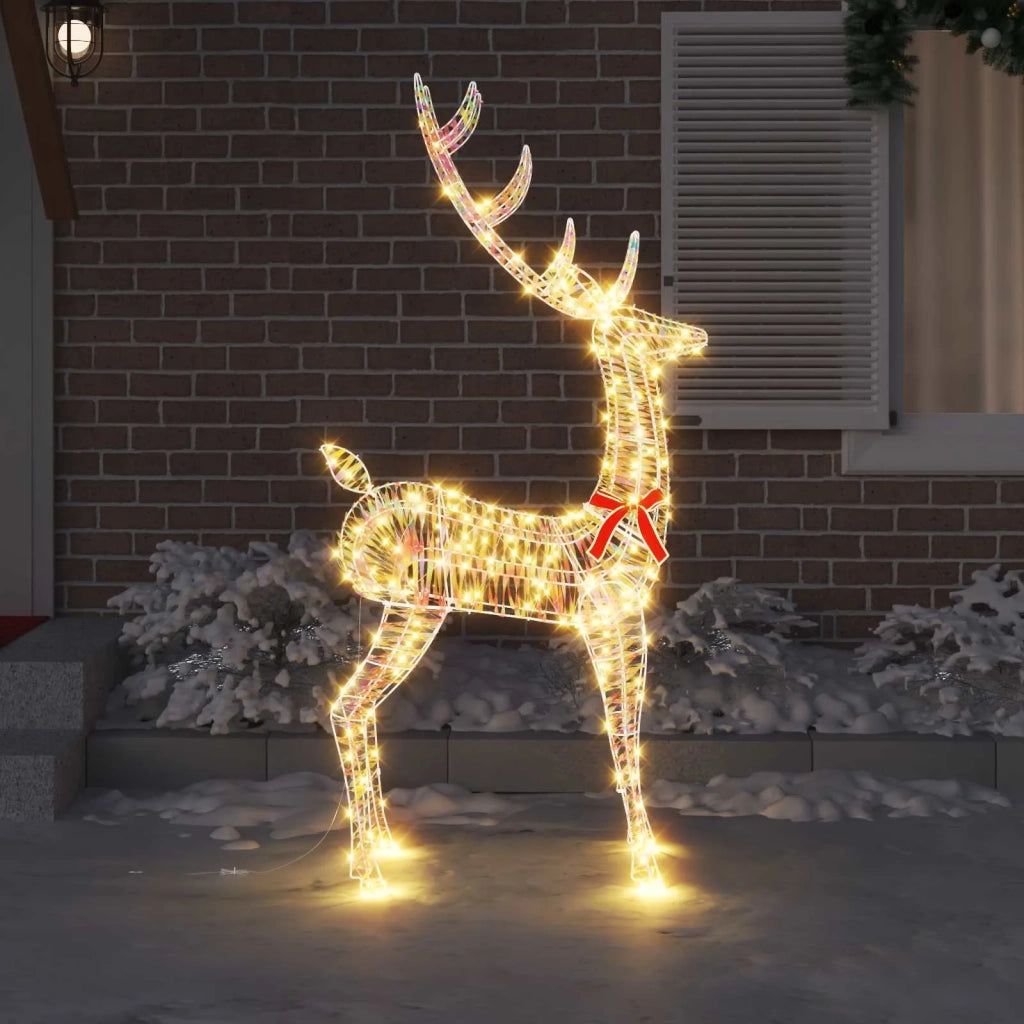 Renna 3D 250 LED Bianco caldo 96 x 40 x 180 cm PET 42019058