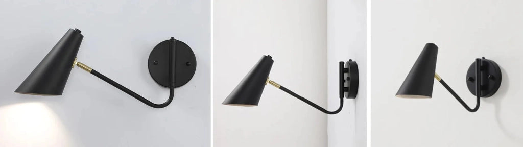 Lampada Da Parete APP1139-1W Black Gold