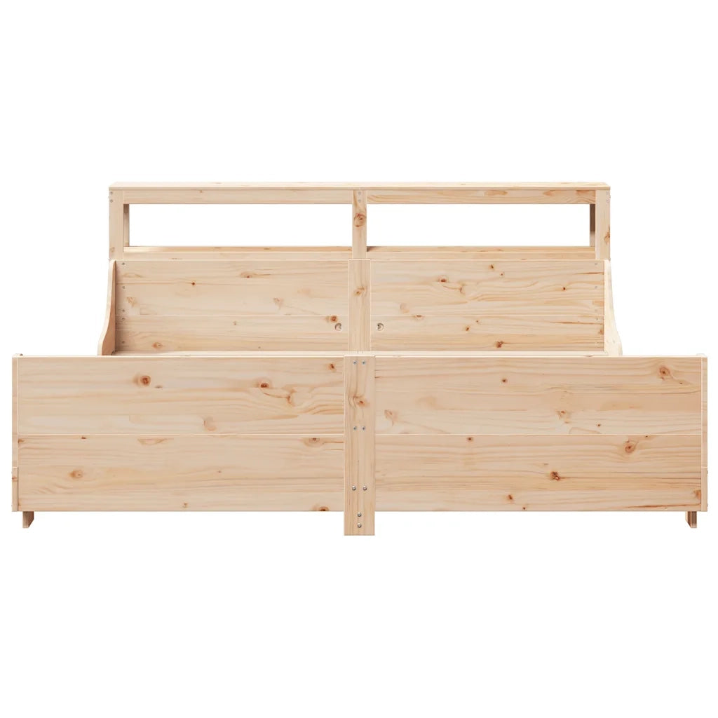 Letto senza Materasso 200x200 cm in Legno Massello di Pino 3306447
