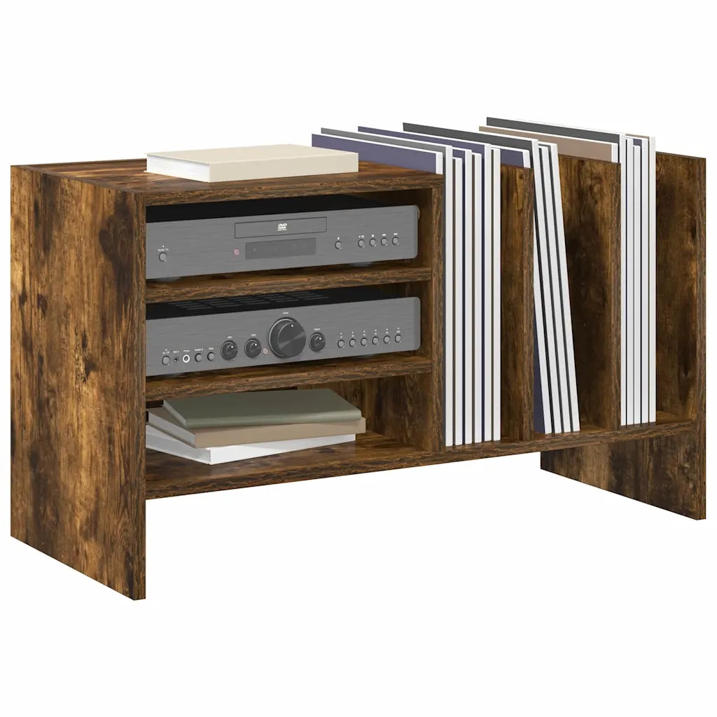 Mobile porta vinili Rovere fum¨¦ 78.5 x 35 x 45 cm CFW8340092