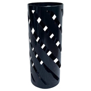 Set di 6 Portaombrello Maya 20x20x51 Cm In Metallo Nero Lucido