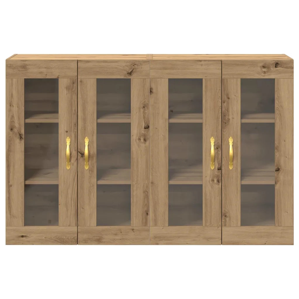 Armadi da Parete 2 pz Rovere artigianale 69,5 x 34 x 90 cm CFW9348928