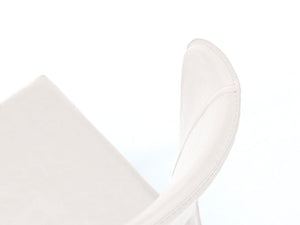 Set 4 Sedie 49x56xH82 cm in Similcuoio Break Bianco