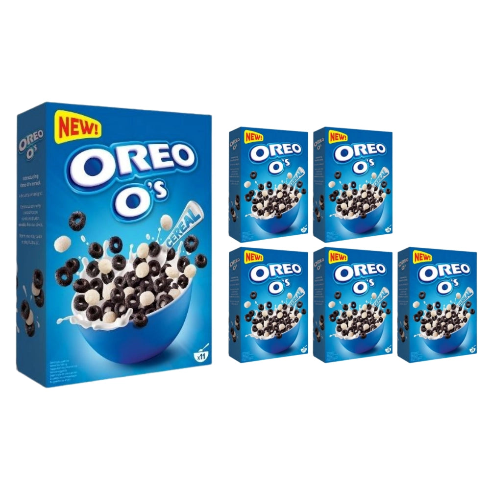 Oreo o's cereali bigusto cacao e vaniglia 6 confezioni da 350 grammi