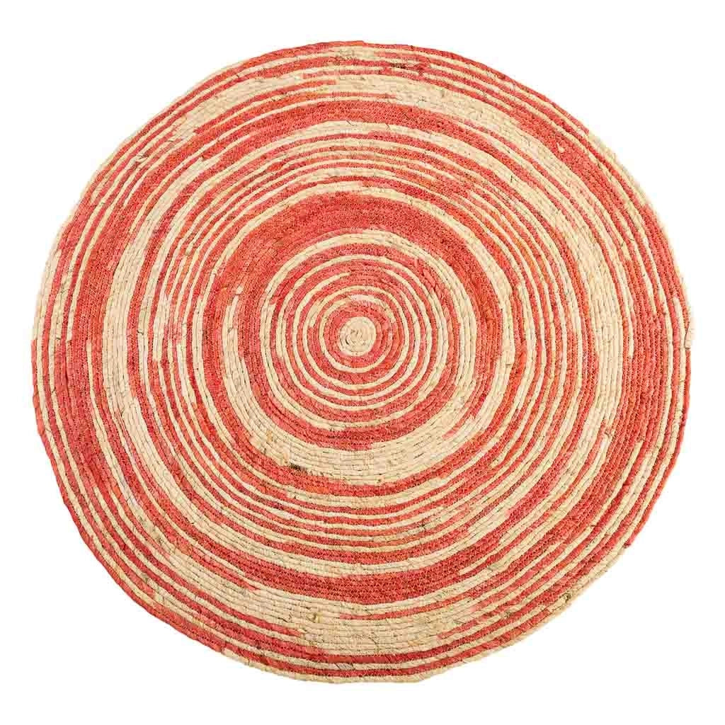 Tappeto rotondo in juta marrone d120x1h