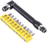 Set di chiavi a L 1/4 pollici chiave a dente doppio - 10 chiavi a ingranaggio - attrezzatura per manutenzione per meccanici e appassionati di fai da te.