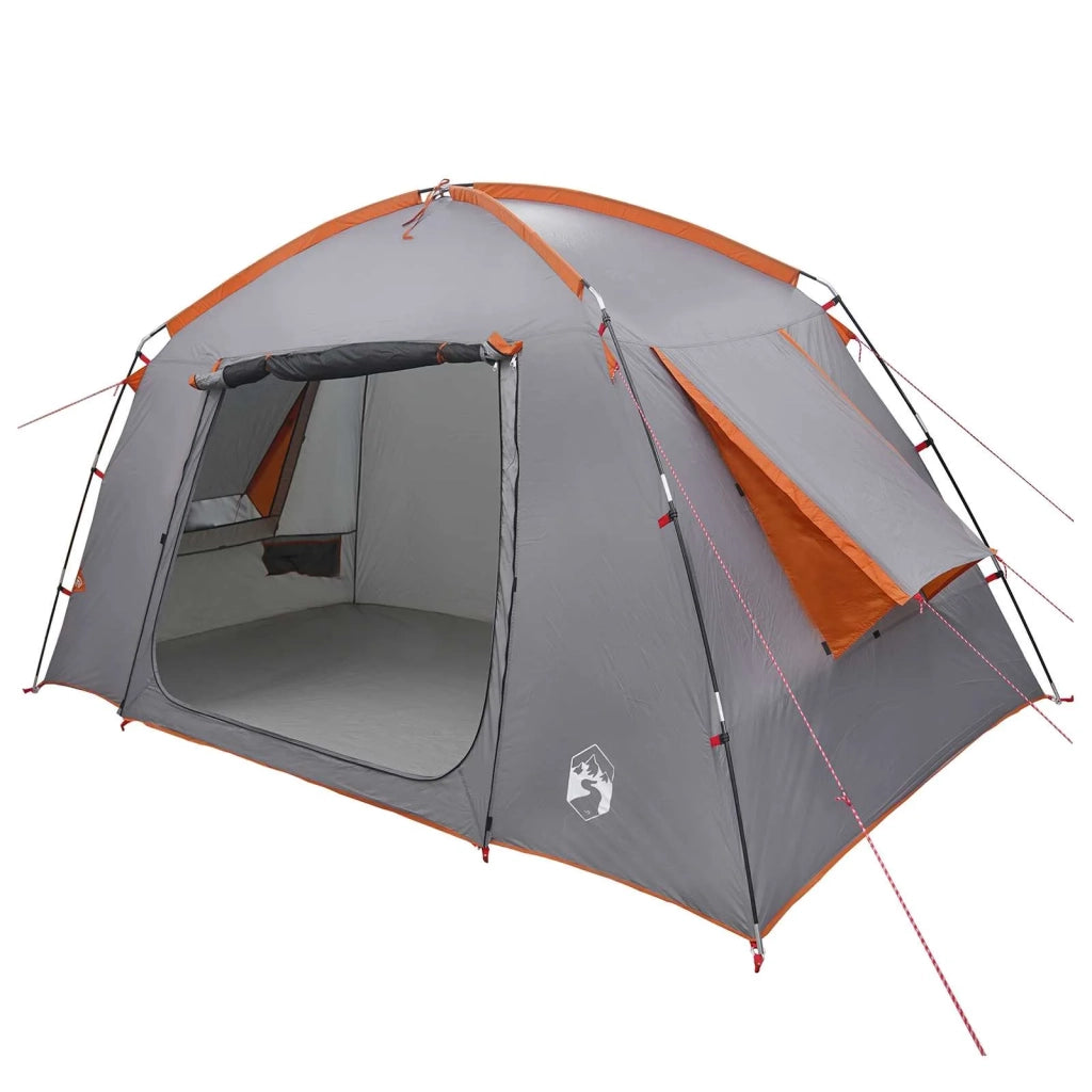 Tenda Capanna Grigio e arancione 300 x 210 x 156 cm Poliestere 42028512