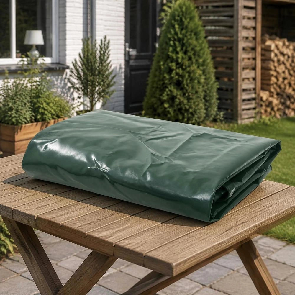 Tarpaulin 650 G/square Meter 6 X 8 M Green
