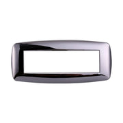 Placca Slim Serie Space 7P Colore Cromato Lucido Compatibile Con Bticino Living Light