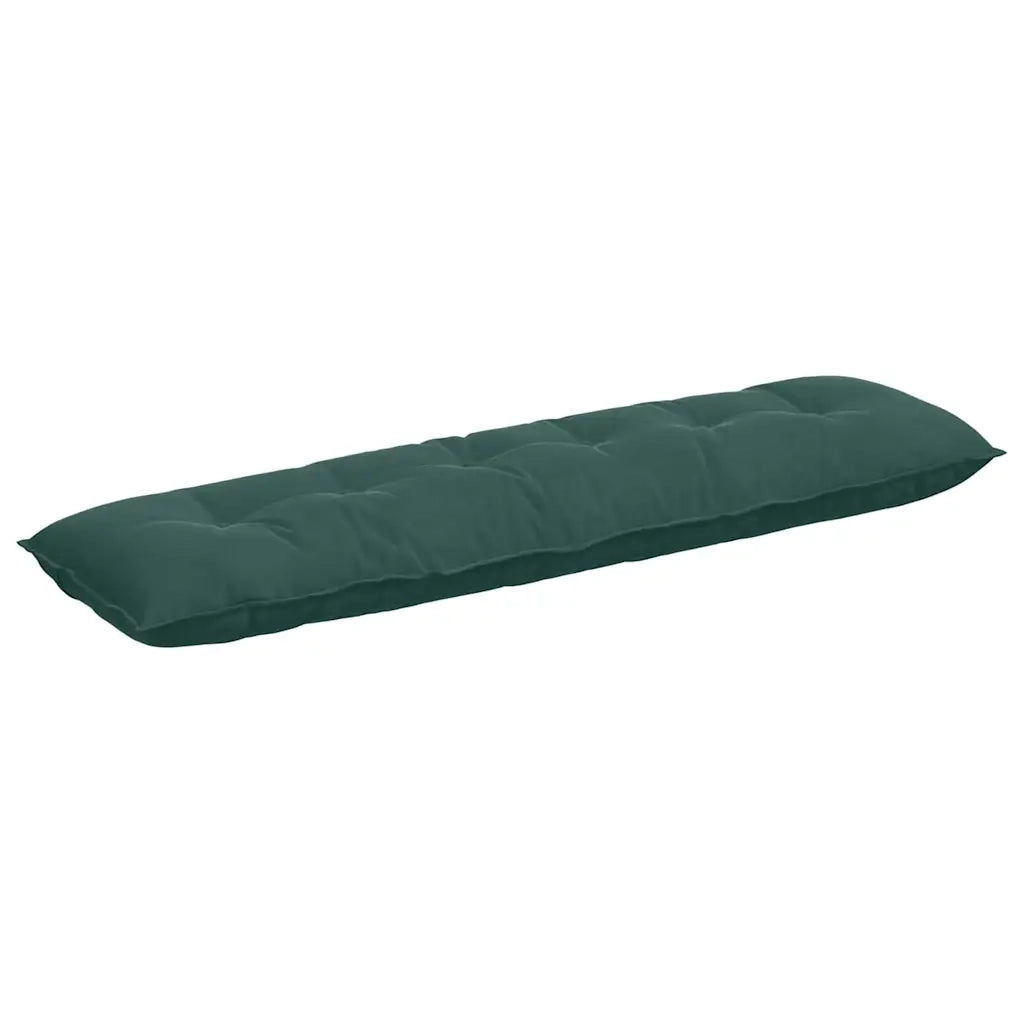 Cuscino per Schiena Verde Scuro 180 x 50 cm Tessuto in Cords