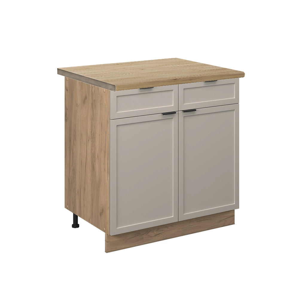 Vicco Basi  GrigioBeige 80 cm , PL Rovere