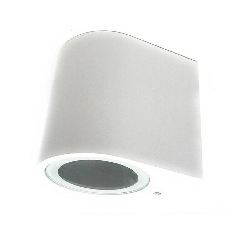 Trade Shop - Applique Moderno A Parete Per Esterno Lampada Giardino Faretto Gu10 Ip65 Es53 -