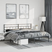 Giroletto con Testiera in Metallo Nero 193x203 cmcod mxl 131134