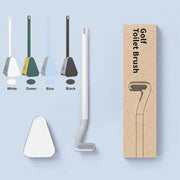 Spazzola per toilet in silicone con lunga maniglia e holder per la pulizia efficiente