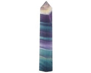 Decorazione per Parete a Sei Facce in Fluorite - Dimensione 35-50mm - Superficie Liscia - Cristallo Naturale