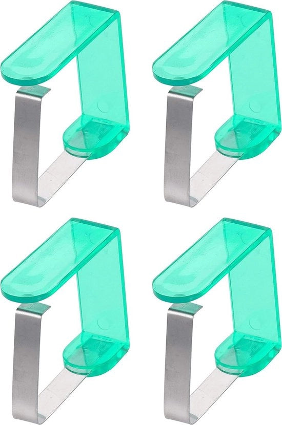Set di 4 viti da tavolo in acciaio inox con holder in acrilico