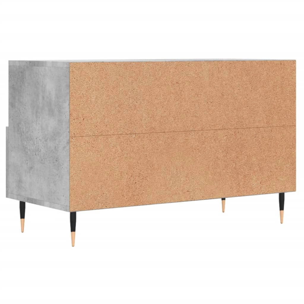 Mobile TV multimediale mensola TV credenza TV sala da pranzo soggiorno camera da letto 80 x 36 x 50 cm legno ingegnerizzato grigio 02_0026303