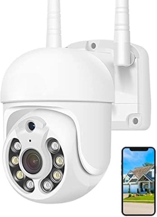 Sistema di Sorveglianza Esterno - Camera di Sorveglianza Esterna - Sistema di Sicurezza Esterno - Kit di Sicurezza Esterno Wi-Fi