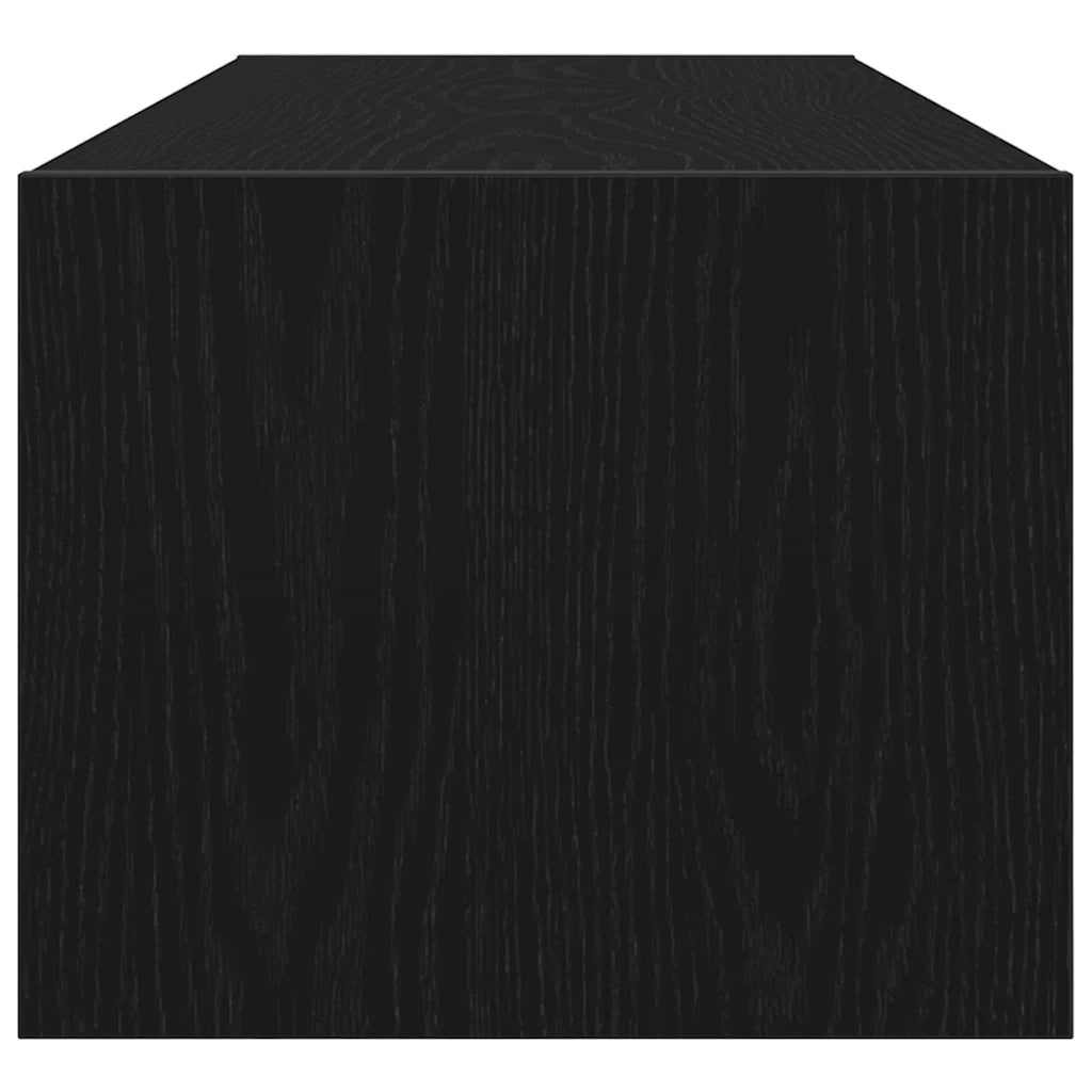 Mobile TV Rovere nero 100 x 31 x 25,5 cm Legno multistrato 861527