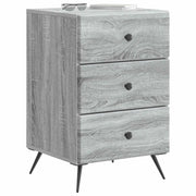 Comodino | Armadio da Notte | Mobiletto da notte con cassetto Grigio Sonoma 43 x 41 x 66,5 cm