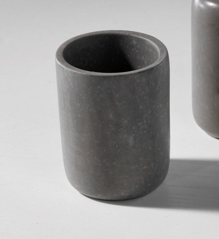 Set 4 Accessori da Bagno in Resina TFT Praia Grigio