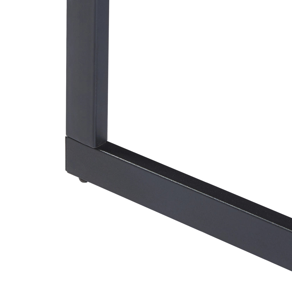 Mobile Portalegna Ulvila per Camino 170 x 45 x 30 cm Nero [en.casa]