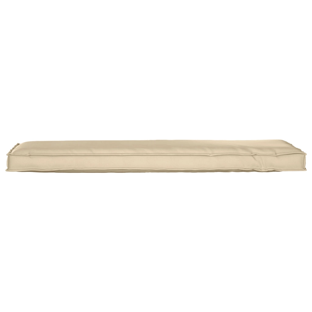 Cuscino per panchina Beige 140x40x8 cm in tessuto Oxford