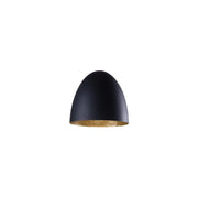 Paralume sospensione Nowodvorski EGG uovo nero-oro salotto