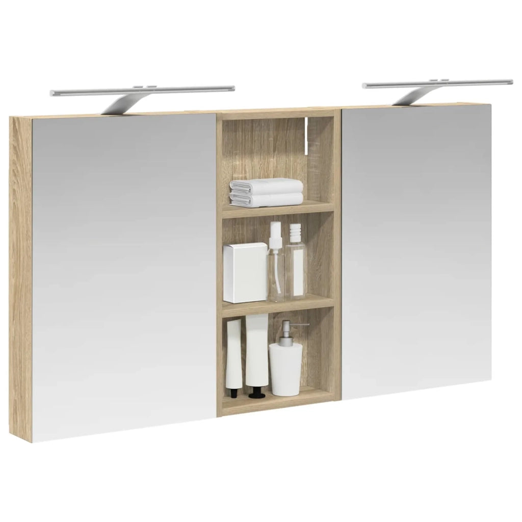 Set di Armadi da Bagno con porta 3 pcs 110 x 10,5 x 60,5 cm 3403722