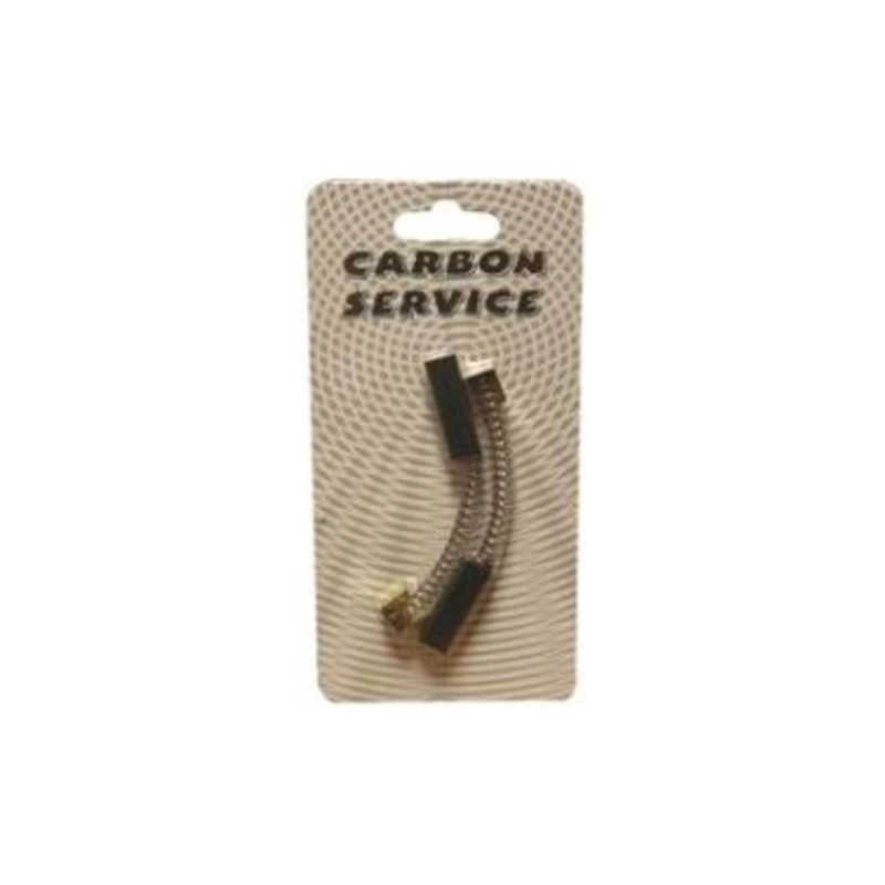 Blister da 2 carboncini 6 x 9 x 30 mm con molle e terminali LUCIDATRICI - UNIVERSALE