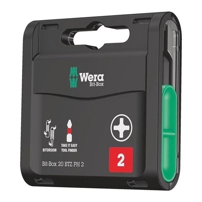 Wera Bit-Box 20 BTZ PH punta per cacciavite 20 pz