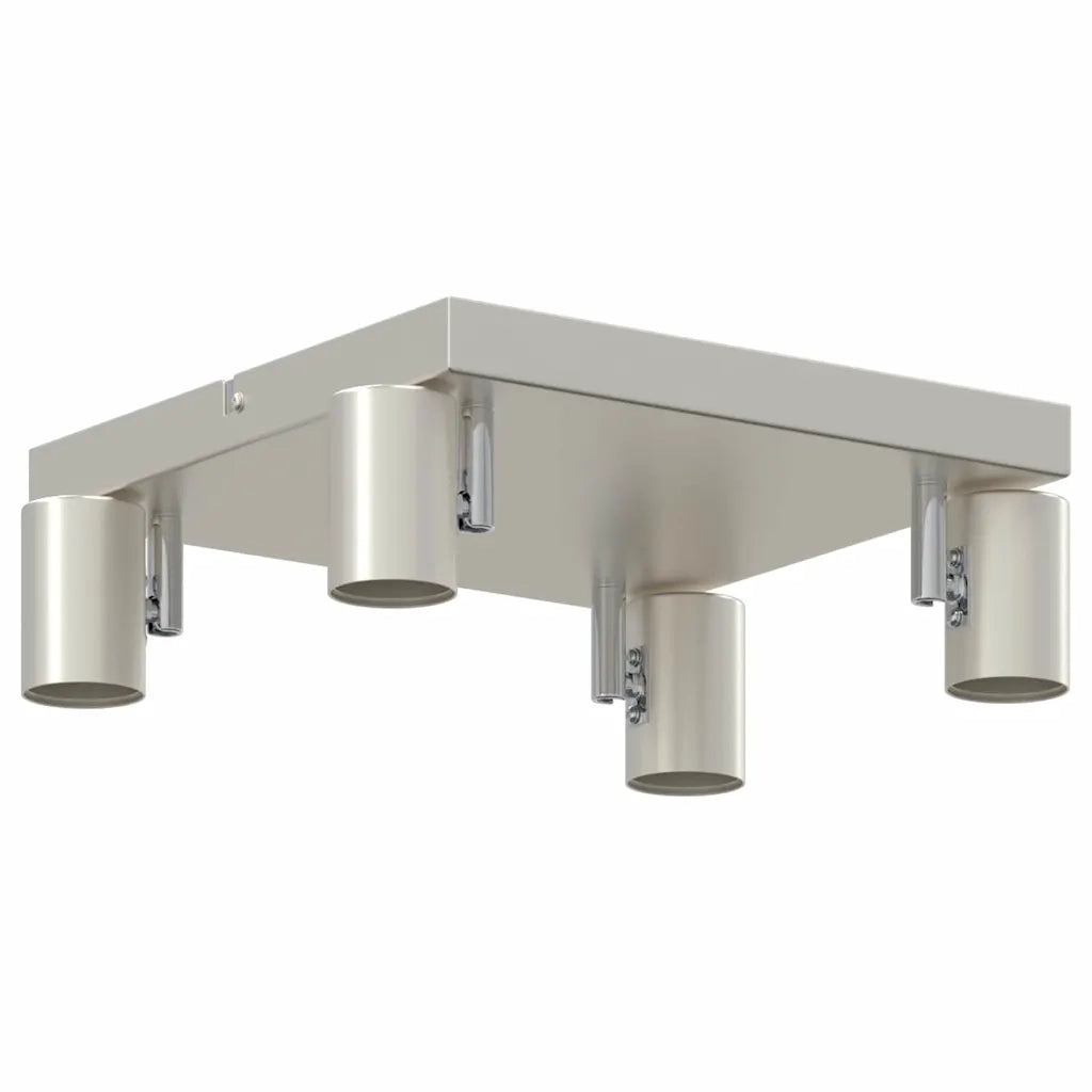 Faretto da soffitto Nichel 26,5 x 26 x 11,5 cm Metallo 4108187