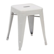 Set di 4 Sgabelli Bar Victoria Small Bianco 38x38x45 5