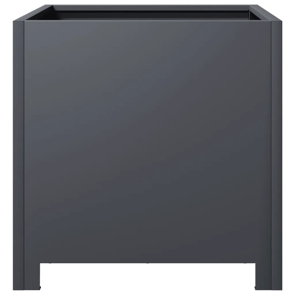 vidaXL Fioriere da Giardino 2 pz Antracite 40x40x40 cm in Acciaio