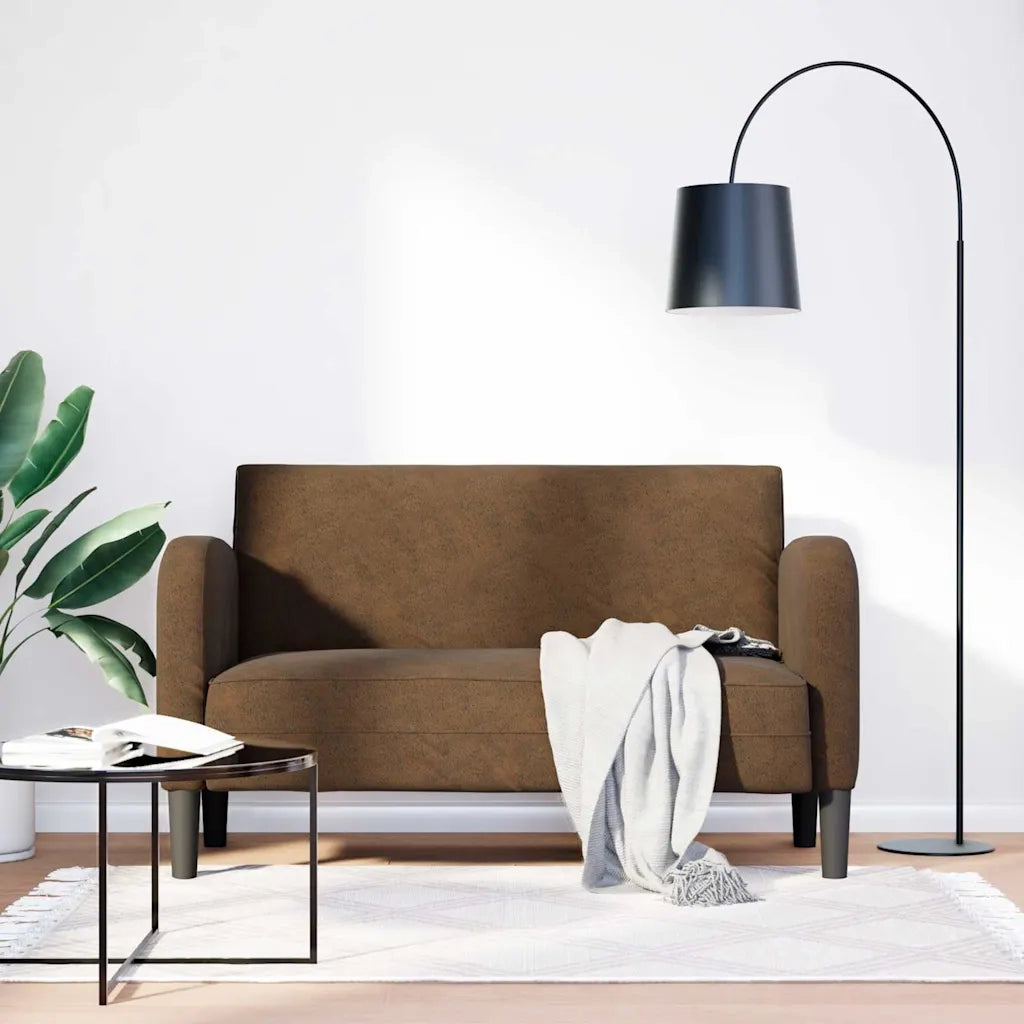 Divano | Divano da soggiorno | Sofa Divanetto Marrone 110 cm in Similpelle