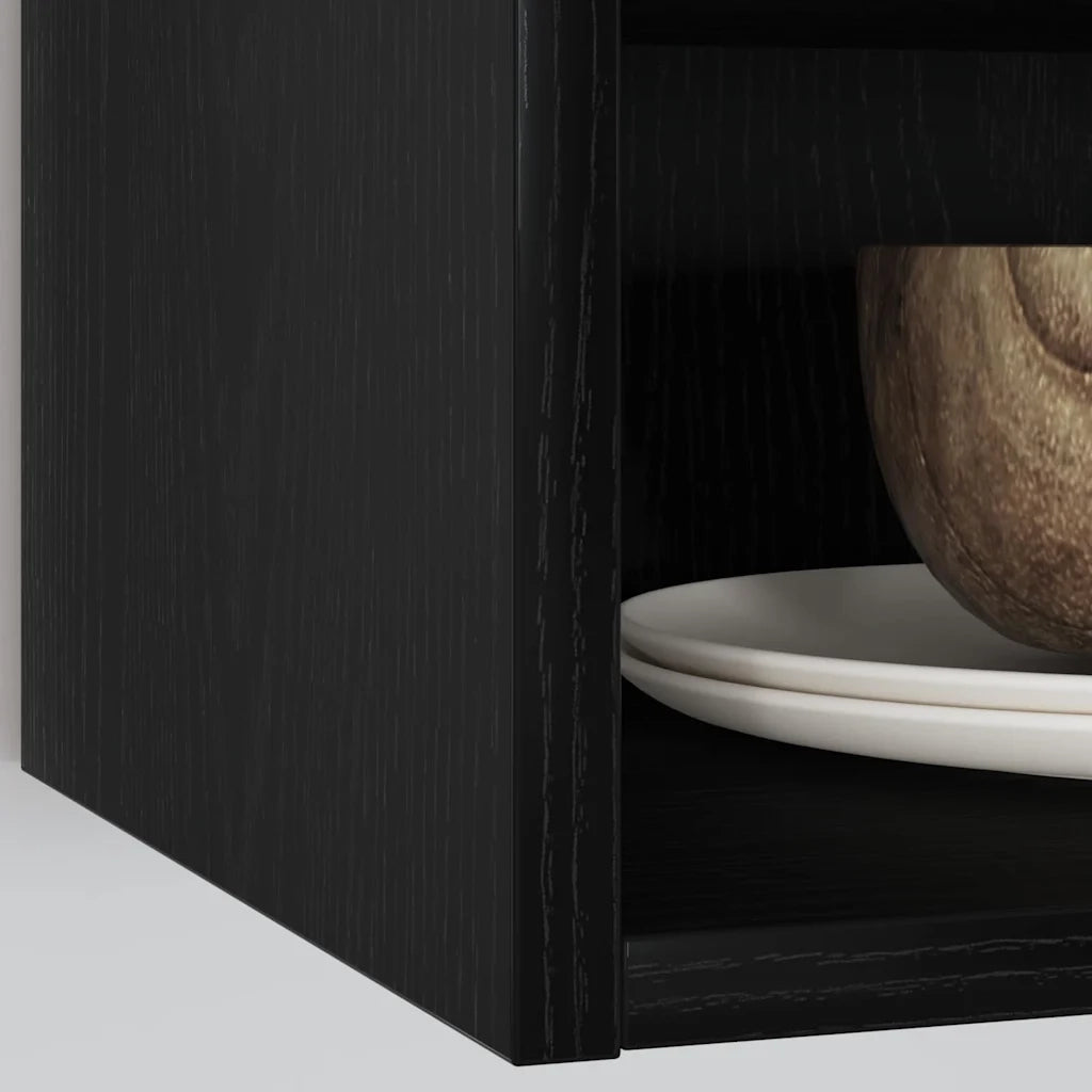 Armadio pensile Rovere nero 40 x 29,5 x 60 cm Legno multistrato 876648