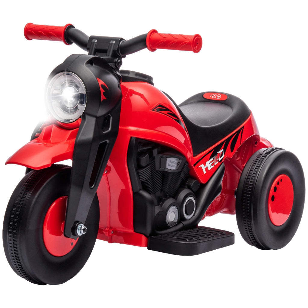 Motocicletta Elettrica per Bambini ¨C zephmum ¨C Verde con Musica 6V