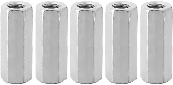 5 pezzi M12 Viti a testa a 6 facce con fillet e viti a testa a 6 facce con fillet per accoppiamento viti a testa a 6 facce e accoppiamento in acciaio al carbonio (M12*50)