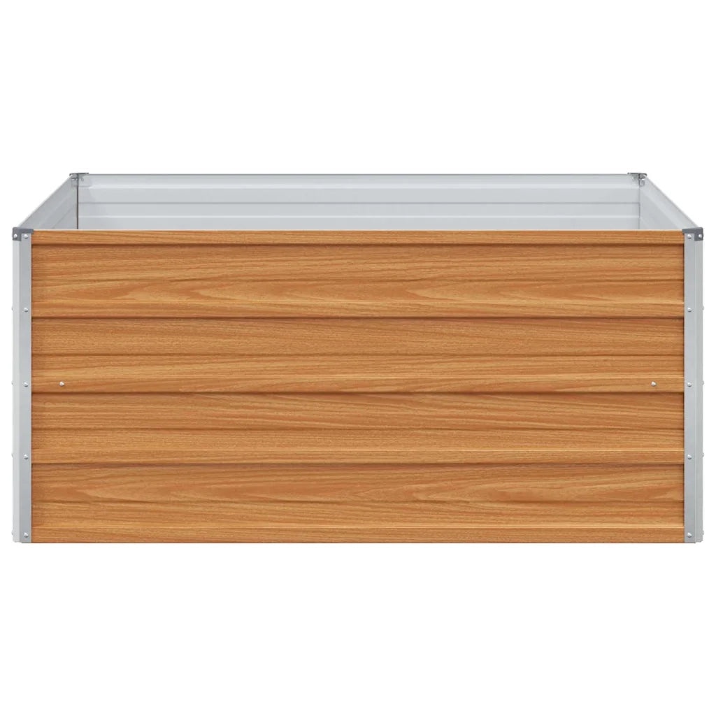 Letto rialzato da giardino Marrone Chiaro 100 x 100 x 45 cm