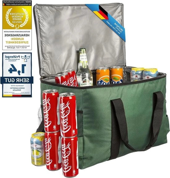 Borsa per bevande e snack isolata - Borsa picnic per campeggio e viaggi - 25 o 45 litri contenitore refrigerante