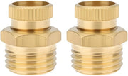 Afvoerklep in Doppio, 2 pezzi, PT1/4" Buitendraad, Messing, 12,5 mm, Corrosione Resistente, per compressori ad aria, Vaso di scarico