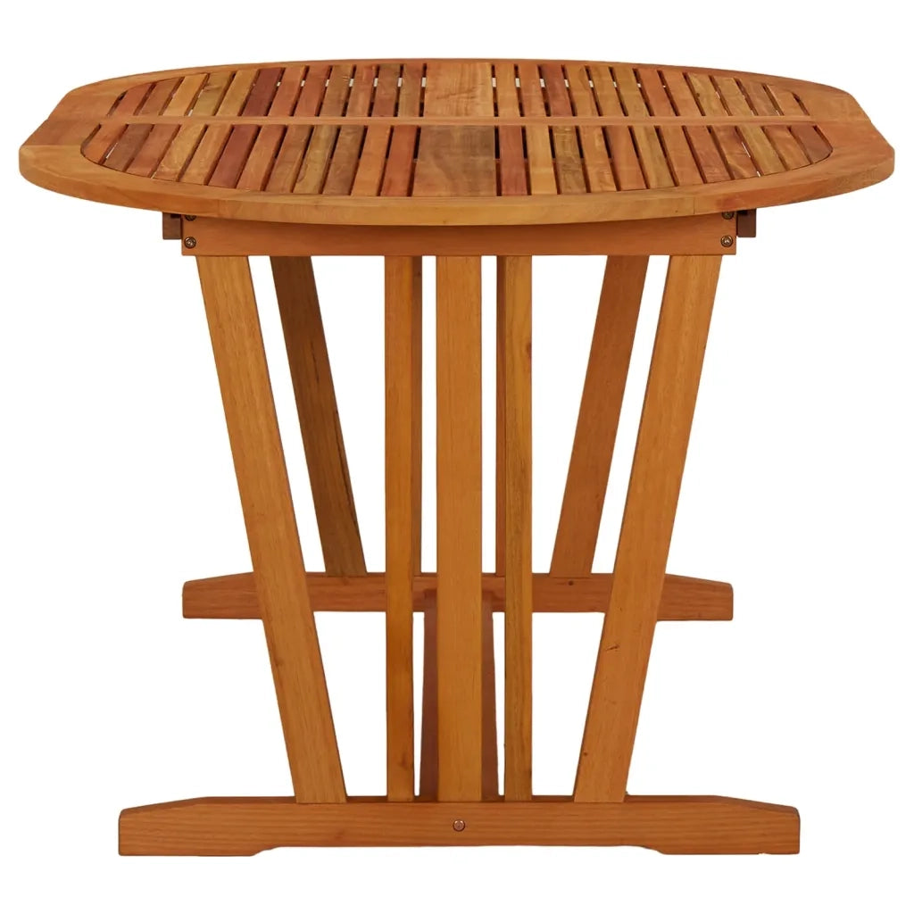 Tavolo da Giardino 200x100x75 cm in Legno Massello di Eucalipto cod mxl 34222