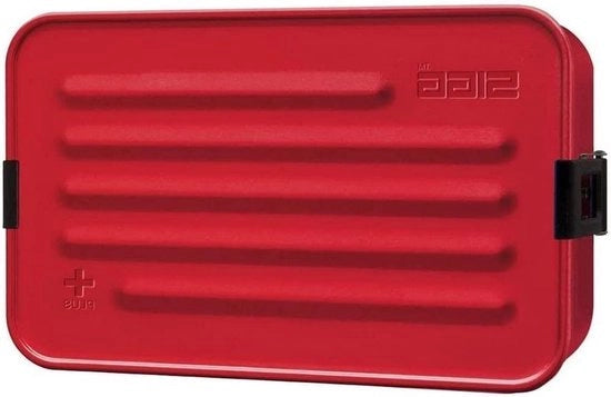 Scatola Metallica Plus L Rosso - Cassa di Stoccaggio per Utensili da Cucina e Attrezzi