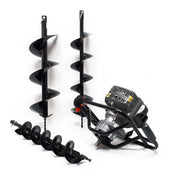 Mototrivella a benzina, 1,4kW e 52cm³ motore a benzina, incl. coclee 100mm, 150mm e 200mm