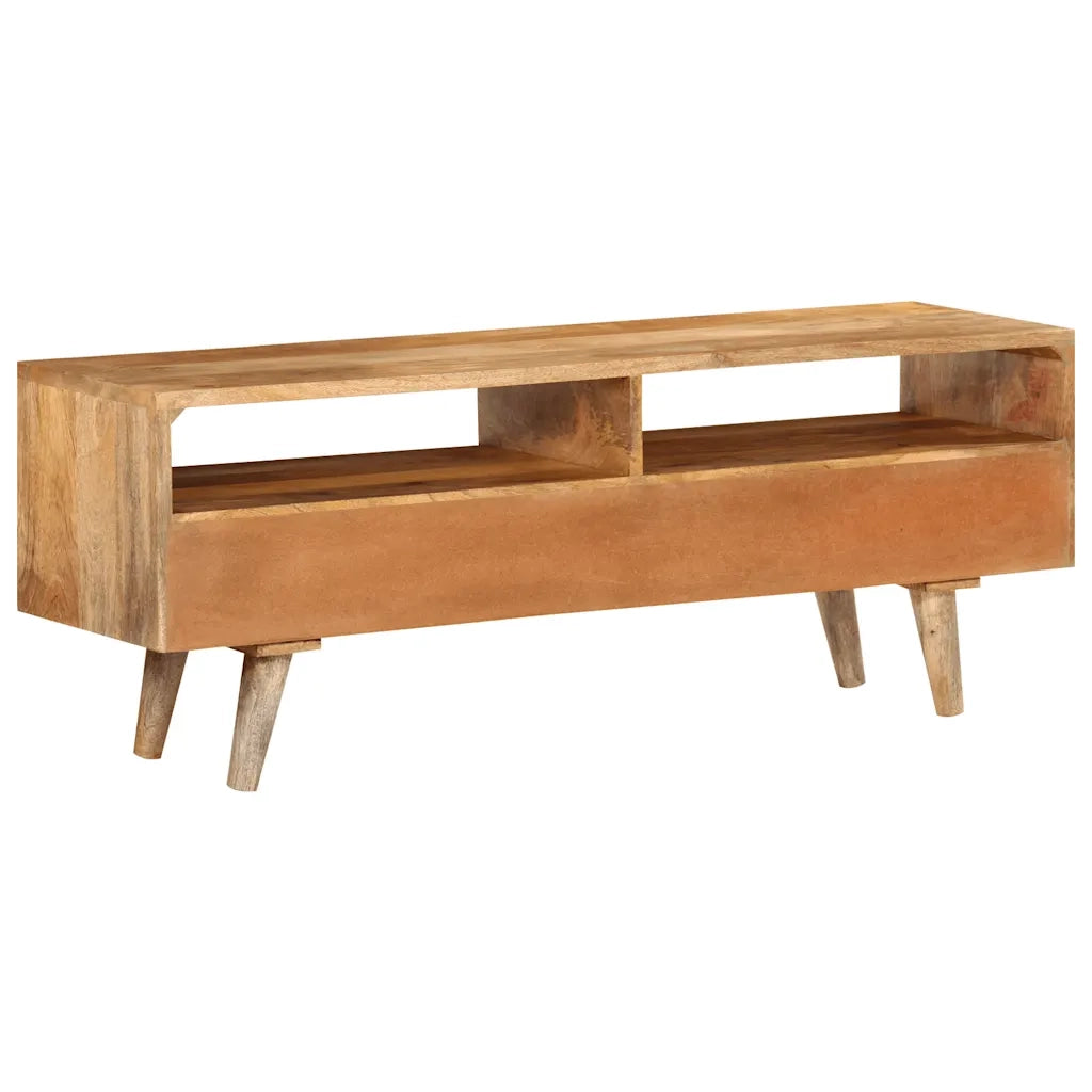 Mobile Porta TV 110x30x41 cm in Legno Massello di Mango