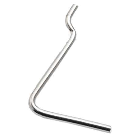 GANCIO PER PANNELLO FORATO TIPO 'N.6' 38x53 mm - 200 pezzi