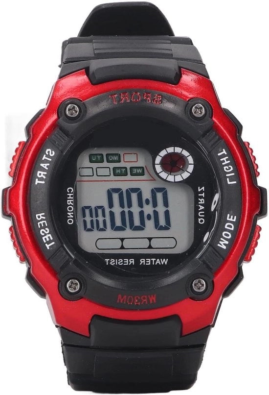 Orologio Sportivo Elettronico con Cronografo e Allarme per Bambini in Più di 10 Colori.